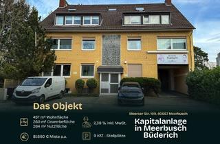 Anlageobjekt in 40667 Meerbusch, Vollvermietetes Mehrfamilienhaus mit Gewerbeeinheiten in zentraler Lage von Meerbusch-Büderich