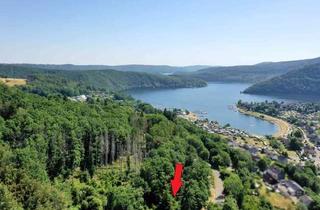 Grundstück zu kaufen in 52152 Simmerath, 2 sonnige Baugrundstücke (insgesamt 2070 m²) in exponierter Südhang-Waldrandlage direkt am Rursee