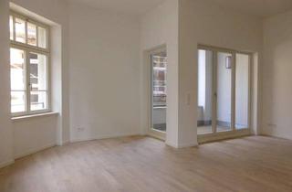 Wohnung kaufen in Wilhelm-Sammet-Straße 93, 04157 Gohlis-Mitte, Modern saniertes 1-Zimmerapartment (2019) mit Loggia und Stellplatz in den Bleichertwerken!