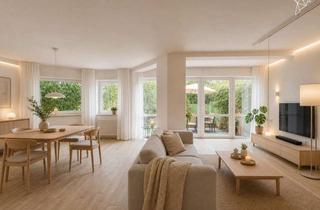 Wohnung kaufen in 64297 Eberstadt, WOHNEN MIT GARTENFLAIR Großzügige 3-Zimmer-Wohnung mit Terrasse und Garten in Darmstadt!