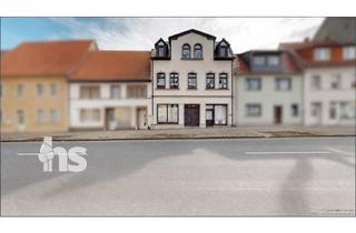 Haus kaufen in Breiter Weg 34, 06295 Lutherstadt Eisleben, PROVISIONSFREI: Denkmalgeschütztes Haus in Eisleben – Wohnen & Arbeiten unter einem Dach
