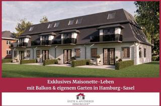Wohnung kaufen in 22393 Sasel, Exklusives Maisonette-Leben mit Balkon & eigenem Garten in Hamburg-Sasel