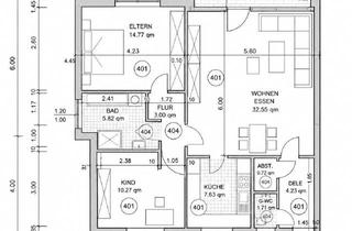 Wohnung kaufen in 41236 Rheydt, Helle 3 Zimmer-Wohnung in Mönchengladbach