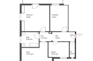 Wohnung mieten in Schorndorfer Straße 25, 73066 Uhingen, 3-Zimmer-Wohnung in Uhingen