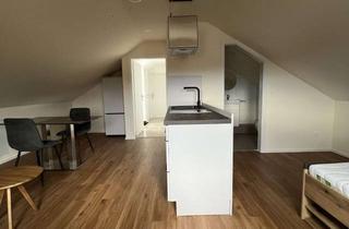 Wohnung mieten in Theodor-Storm-Straße, 73529 Schwäbisch Gmünd, Erstbezug – Exklusive, voll möblierte 1,5-Zi-Dachgeschosswohnung mit Einbauküche & Rechbergblick