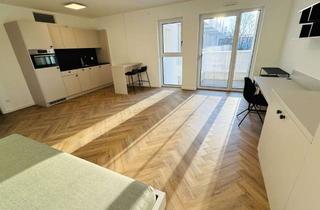 Wohnung mieten in Glienicker Weg 136, 12489 Adlershof, Modernes großzügiges Süd-Balkon Apartment möbliert mit Abstellkammer und Waschmaschinenanschluss!