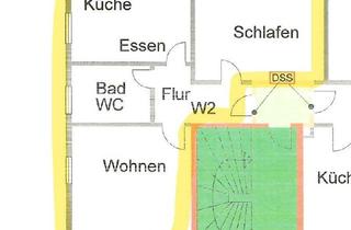 Wohnung mieten in 69517 Gorxheimertal, Zwei Zimmer Wohnung im 1. OG mit Einbaukücke in Gorxheimertal