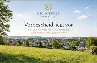 Grundstück zu kaufen in 85410 Haag an der Amper, Vorbescheid liegt vor - Wo Natur und Nähe zur Stadt sich vereinen – Baugrundstück in Haag a.d. Amper