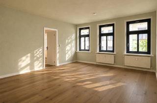 Wohnung mieten in Lange Brücke, 99084 Altstadt, Lichtdurchflutete, sanierte 2-Zimmer-Altbauwohnung mit großzügiger Sonnenterrasse – Erstbezug