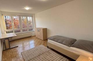 Wohnung mieten in Prüfeninger Straße 73, 93049 Westenviertel, Helle, teilmöblierte 1,5-Zimmer-Wohnung mit Blick ins Grüne – in Toplage von Regensburg
