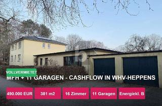 Haus kaufen in 26384 Heppens, MFH + 11 GARAGEN – CASHFLOW WHV