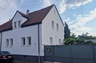 Haus mieten in 63811 Stockstadt, 6-Zi-DHH neu saniert, Niedrigenergie, Wärmepumpe, Dämmung, EBK, großer Garten