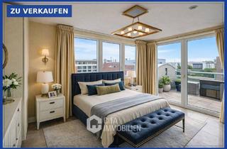 Penthouse kaufen in Oskar-von-Miller-Straße, 60314 Frankfurt, Luxus-Penthouse direkt am Main – 4 Zimmer mit Terrassen in Frankfurt-Ostend