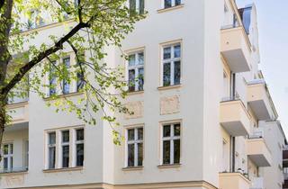 Wohnung kaufen in Machonstraße 17, 12105 Mariendorf, Provisionsfrei! Lichtdurchflutete 3-Zimmer-Altbauwohnung mit zwei Balkonen!