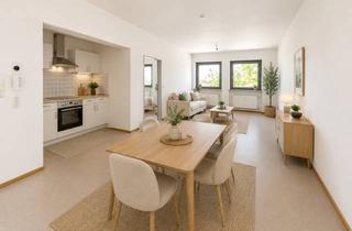 Wohnung kaufen in 94327 Bogen, Wohnen auf zwei Ebenen – 3 Zimmer Maisonette-Wohnung mit großer Terrasse in Bogen