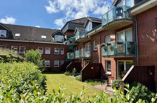 Wohnung kaufen in 25813 Husum, Hier wohnen Sie mitten in der Stadt:3-Zimmer Dachgeschosswohnung mit PKW-Stellplatz und Nordseeblick