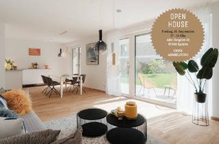 Wohnung kaufen in Alte Ziegelei 36, 67346 Speyer, Wohnen mit Rheinblick – Exklusive 3-Zimmer-Gartenwohnung
