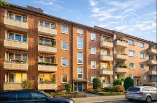 Wohnung kaufen in 20535 Hamm, Endetage zum Verlieben – Helle 2,5 Zimmer mit Balkon im gepflegten Rotklinker.