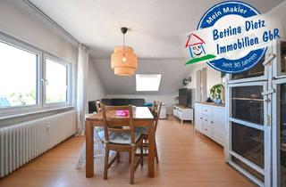 Wohnung mieten in 63762 Großostheim, DIETZ: 3 Zimmer Dachgeschoss-Wohnung im 3-Familienhaus mit Garage in Großostheim!