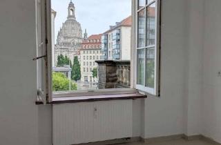 Wohnung mieten in Wilsdruffer Straße 15, 01067 Innere Altstadt, Altbau am Altmarkt: 4-Zimmer-Wohnung mit Balkon