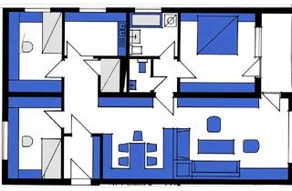 Wohnung mieten in 72202 Nagold, Familienfreundliche 4-Zimmer-Wohnung mit Balkon in Nagold