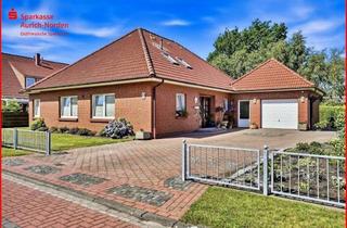 Haus kaufen in 26529 Upgant-Schott, Elegant wohnen in Upgant‑Schott – Bungalow mit Garten, viel Platz und großzügiger Garage