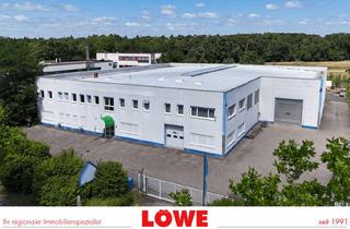 Gewerbeimmobilie kaufen in 14974 Ludwigsfelde, Freifläche, Produktions- und Lagerhalle mit Bürotrakt unmittelbar an der BAB 10!