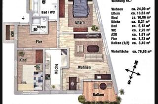 Wohnung kaufen in Schillerstraße 81, 71336 Waiblingen, Vorankündigung: Gut geschnittene 3-Zimmer-Wohnung mit Balkon und Einbauküche zu verkaufen...