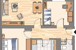 Wohnung mieten in Neptunstraße 35, 44388 Bövinghausen, Ab sofort! 3-Zimmer-Wohnung in Dortmund Bövinghausen mit Balkon
