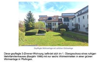 Wohnung mieten in 72793 Pfullingen, Ruhig gelegene 3-Zimmer-Wohnung in Pfullingen