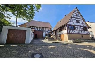 Haus kaufen in Hauptstr. 13, 75245 Neulingen, Gepflegtes Fachwerkhaus mit großem Garten,Garage und Scheune