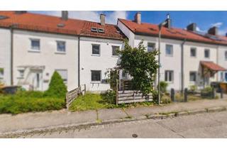 Haus kaufen in 86179 Haunstetten, Familienfreundliches Reihenmittelhaus mit Garten, Balkon und Potenzial in Haunstetten