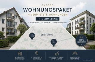 Anlageobjekt in 82110 Germering, ELVIRA - Germering, attraktives Wohnungspaket! Vollvermietetes 4-Einheiten-Investment