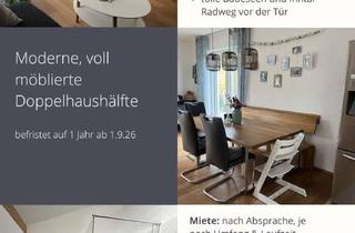 Immobilie mieten in 83135 Schechen, Moderne, voll möblierte Doppelhaushälfte in Schechen – Wohnen auf Zeit