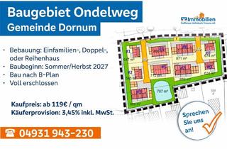 Immobilie kaufen in 26553 Dornum, Bauplatz mit 647m²