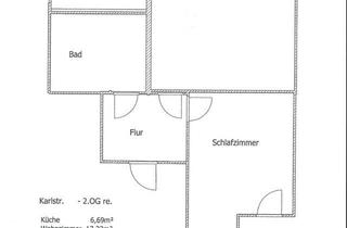 Wohnung mieten in 08451 Crimmitschau, gemütliche, teilsanierte 2-Zimmer Wohnung in ruhiger Lage, ab sofort verfügbar!