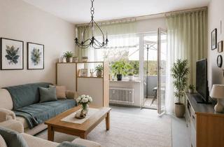 Wohnung kaufen in 76344 Eggenstein-Leopoldshafen, Vermietete 3-Zimmer-Wohnung mit Balkon und Garage