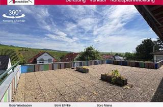 Penthouse kaufen in 65343 Eltville, Penthouse-Wohnung mit Garten, Terrasse und Panoramablick in top Feldrandlange von Eltville