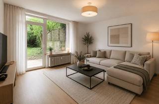 Wohnung kaufen in 52070 Aachen, Modernisierte Eigentumswohnung im Erdgeschoss mit Terrasse und Garten im Frankenberger Viertel