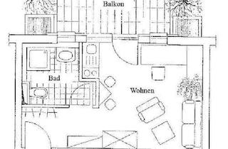 Wohnung mieten in 01187 Südvorstadt-West, * Apartment mit Balkon und TG-Platz in TU-Nähe - ID 3904 *