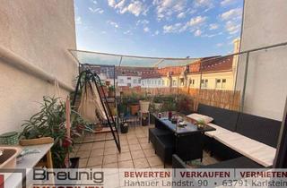 Wohnung mieten in 63450 Hanau, Moderne 3-Zi.-Wohnung mit Terrasse, EBK & Garage im Stadtzentrum