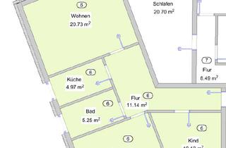 Wohnung mieten in Ringstr. 99, 68623 Lampertheim, 3 ZKB mit Balkon