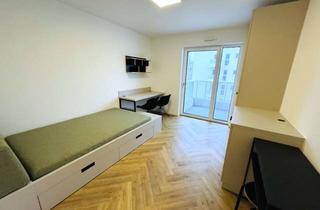 Wohnung mieten in Glienicker Weg 136, 12489 Adlershof, Moderne großzügiges möbliertes Studio Apartment, mit EBK und Balkon zum Innenhof!