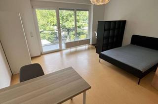 Wohnung mieten in Marburger Straße 69, 35396 Gießen, Moderne, voll möblierte 1-Zimmer-Wohnung mit Balkon und Stellplatz in Gießen