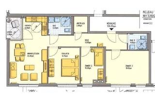 Wohnung mieten in 47533 Kleve, 4-Zimmer-Wohnung mit Loggia im Herzen von Materborn