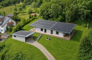 Haus kaufen in 97769 Bad Brückenau, Wohnen auf einer Ebene – Exklusiver Neubau-Bungalow mit Panorama-Terrasse und traumhaften Ausblick