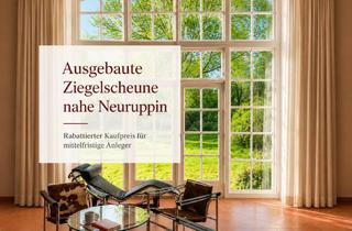 Haus kaufen in 16816 Neuruppin, Ausgebaute Ziegelscheune mit Wohnrecht nahe Neuruppin