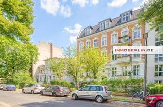 Wohnung kaufen in 13187 Berlin, IMMOBERLIN.DE - Exquisite Stuck-Altbauwohnung mit Südbalkon nahe Schlosspark