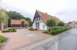 Haus mieten in 32351 Stemwede, Exklusives Fachwerkhaus in modernem Gewand – Luxuriöses Wohnen mit Geschichte und Stil