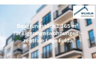 Grundstück zu kaufen in 36041 Fulda, Baugrundstück 1.365 m² für Eigentumswohnungen – zentrale Lage Fulda